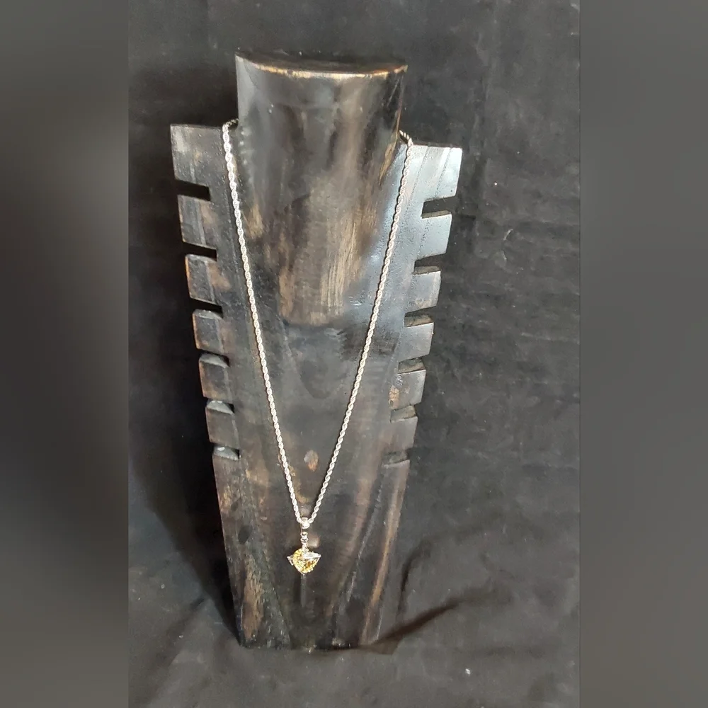 MEN'S 2‎ TONE CROWN SWORD PENDANT 24